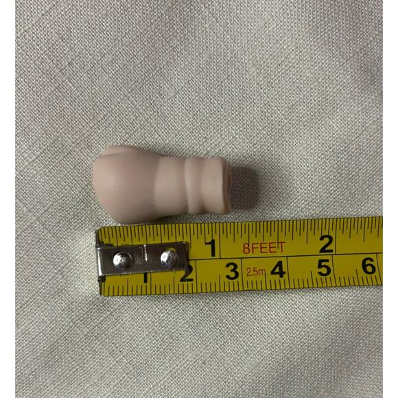 Vintage Sugar Lump Baby Doll Head & Hands Set – Miniature Craft Parts - Picture 12 of 12